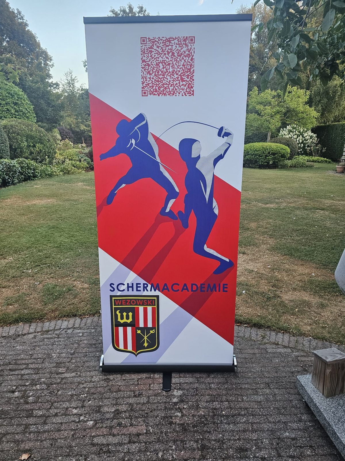 De nieuwe roll-up banner van SAW