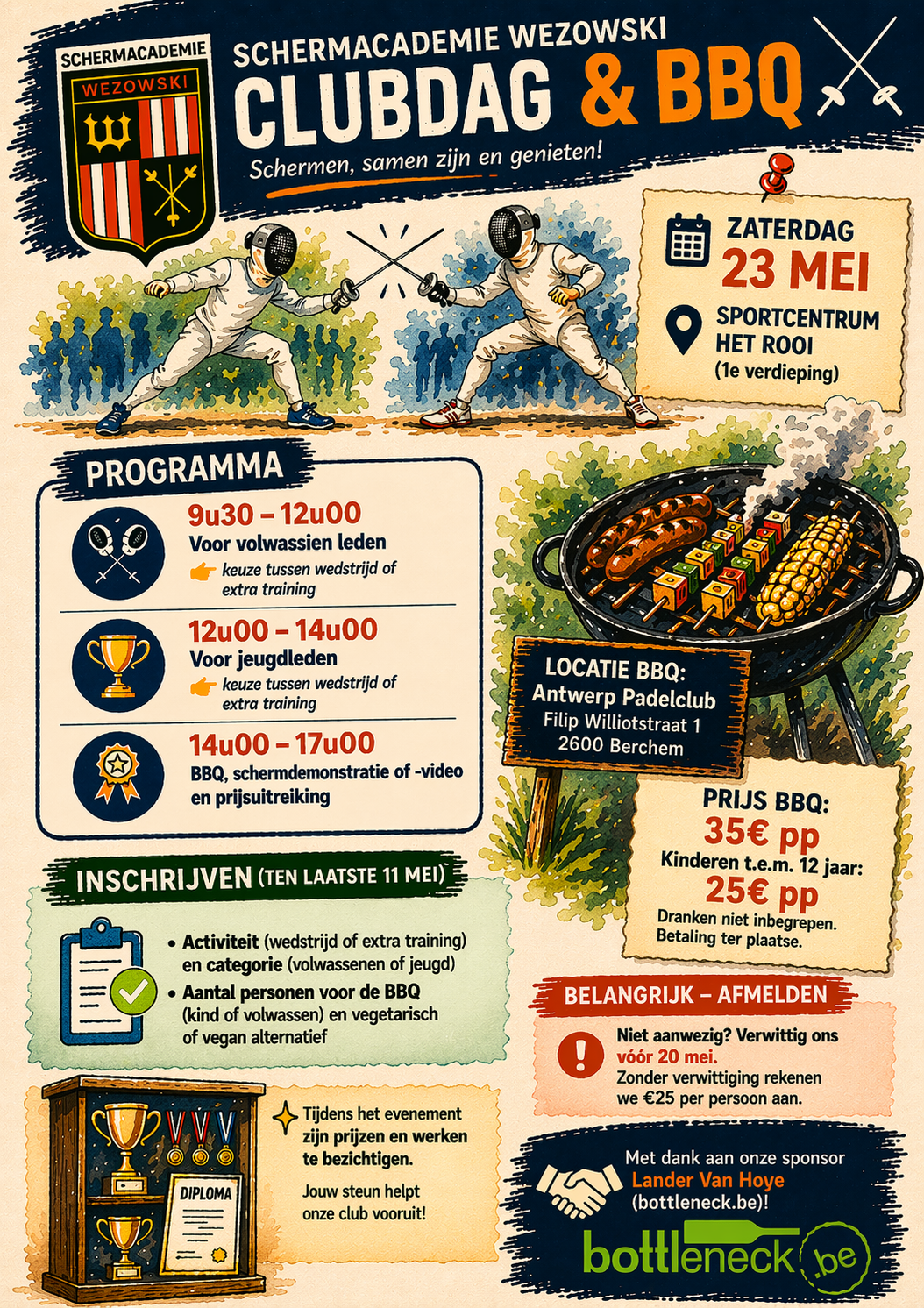 Clubdag & BBQ 2026 affiche